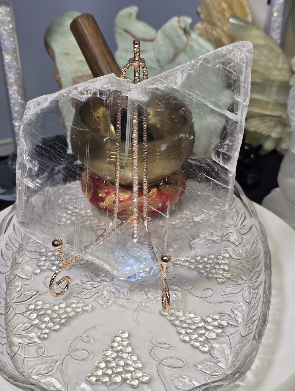 Genuine Selenite Charging Plate